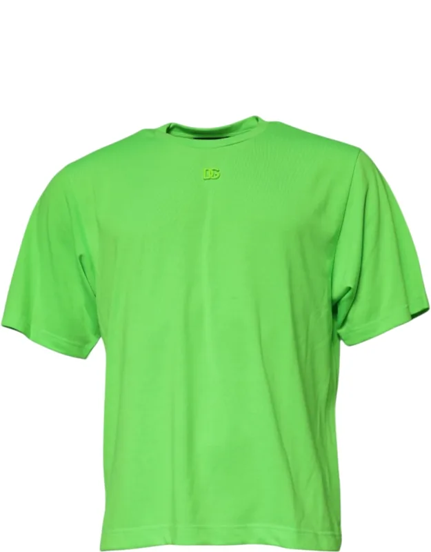 Logo Polyester Crew Neck T-shirt