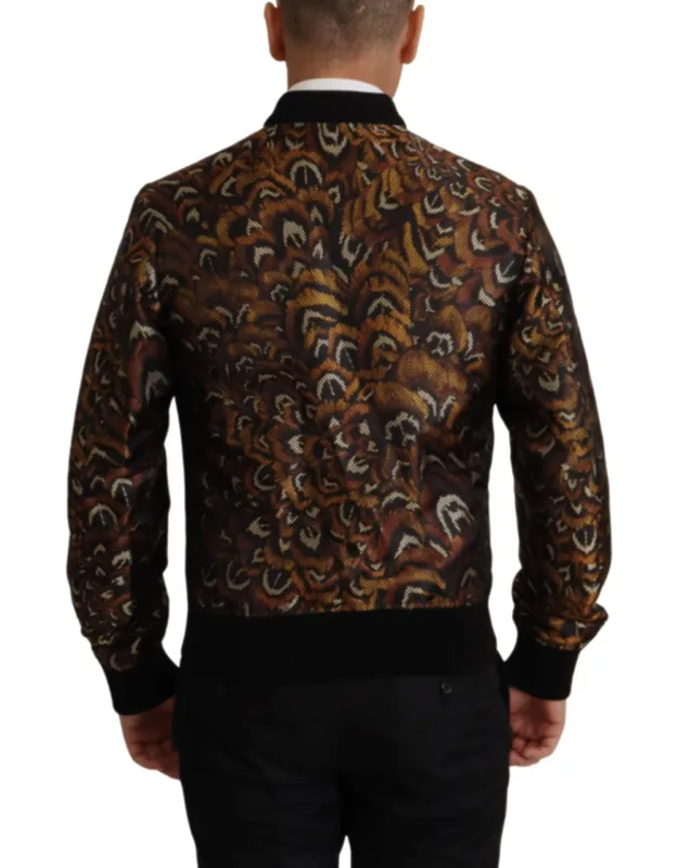 Feather Full Zip Blouson Jacket