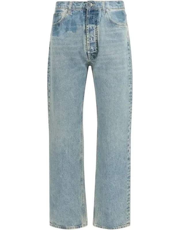 Cotton Straight-leg Jeans