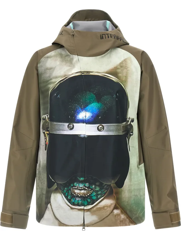 Bicolor Nylon Shell Jacket