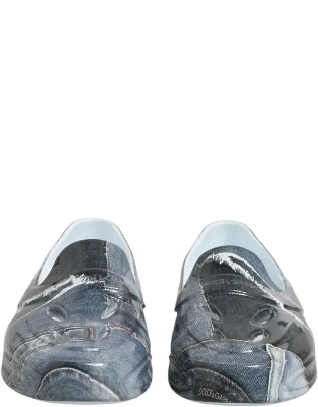 Multicolor Rubber Low Top Sneakers