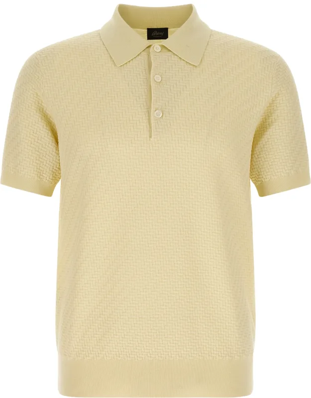 Bicolor Cotton Polo Shirt