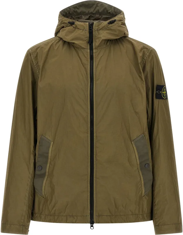 Bicolor Polyamide Shell Jacket