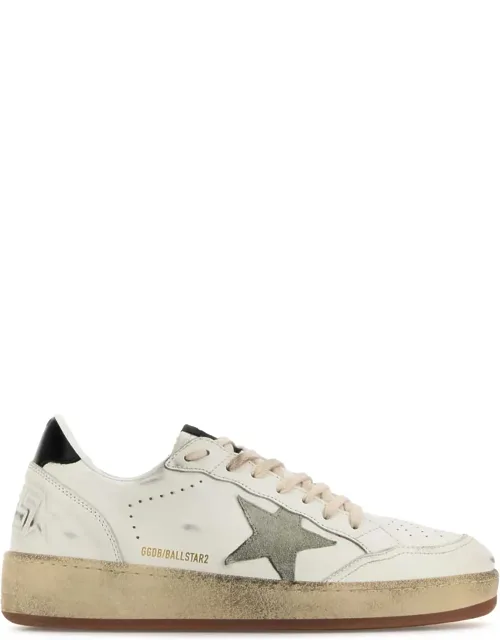 White Leather Ball Star 2 Sneakers