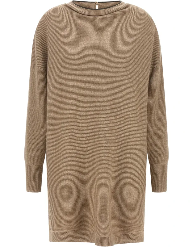 Virgin Wool Short Dress