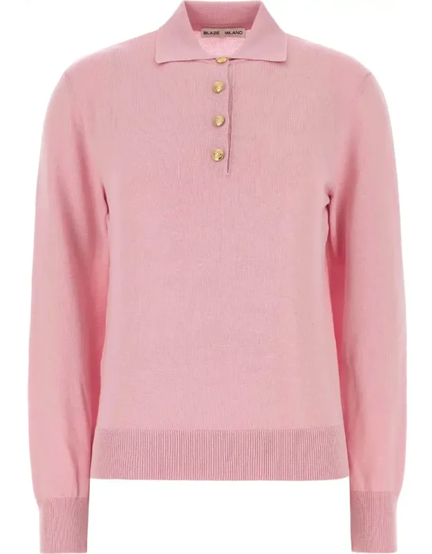 Silk Blend Polo Shirt