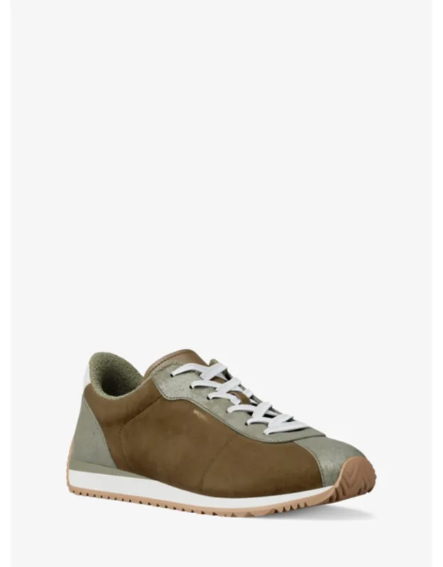 Rhodes Color-block Suede Trainers