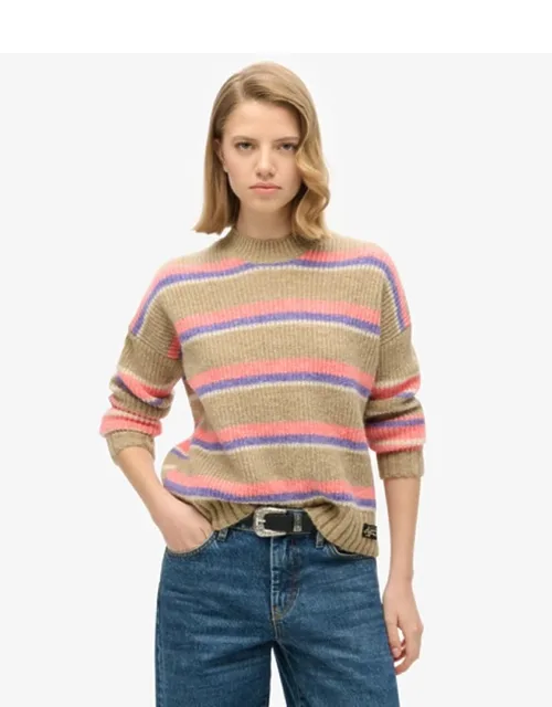 Multi Stripe Crew Jumper