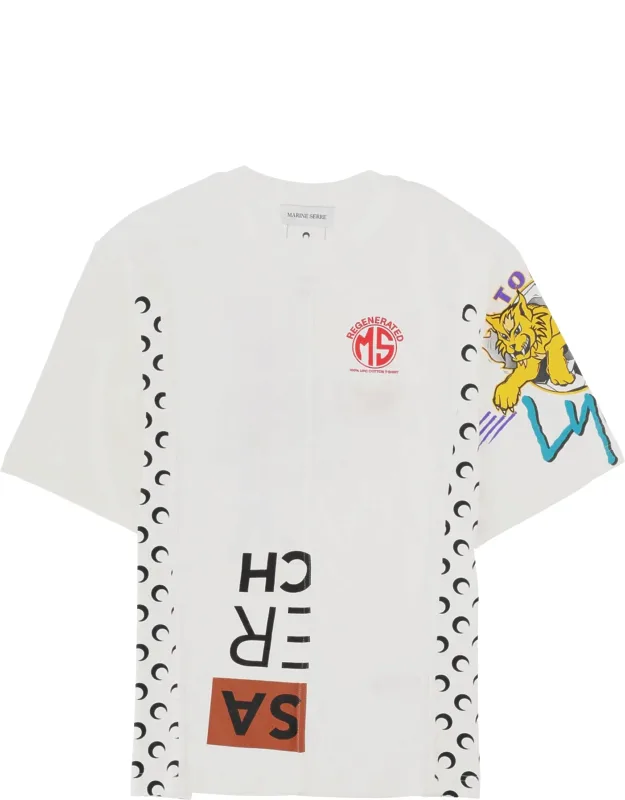Upcycled T-shirt With Print