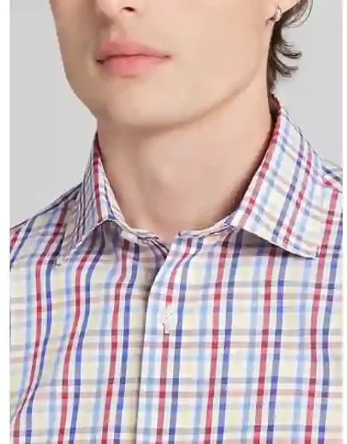 Modern Fit Roadmap Check Button Up Shirt