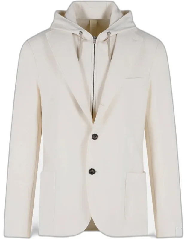 Wool Hooded Blazer