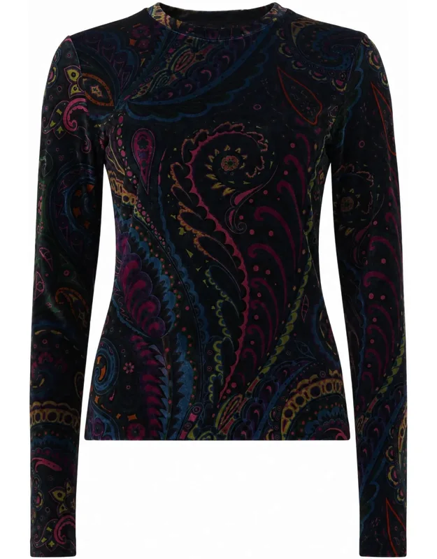 Top With Paisley Print