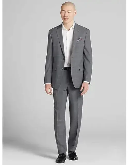 Classic Fit Plaid Suit