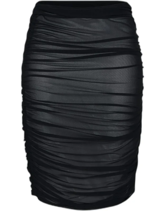 Maximal Mesh Convertible Midi Skirt