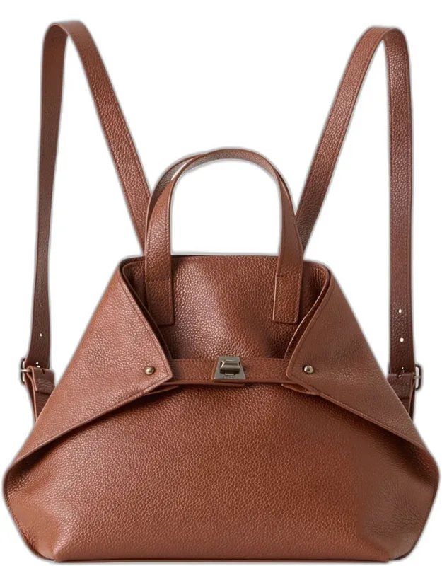 Grain Leather Backpack