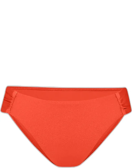 Shirred-side Bikini Bottoms
