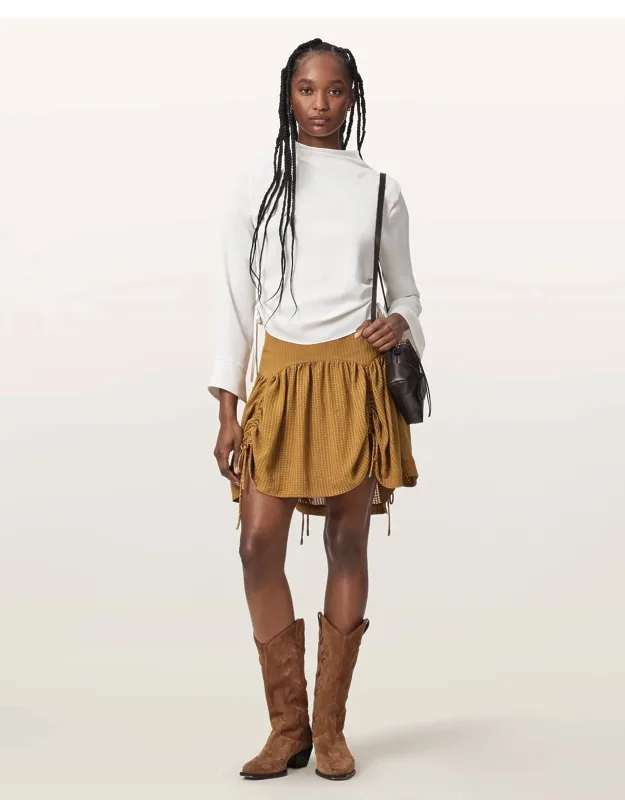 Check Mini Skirt