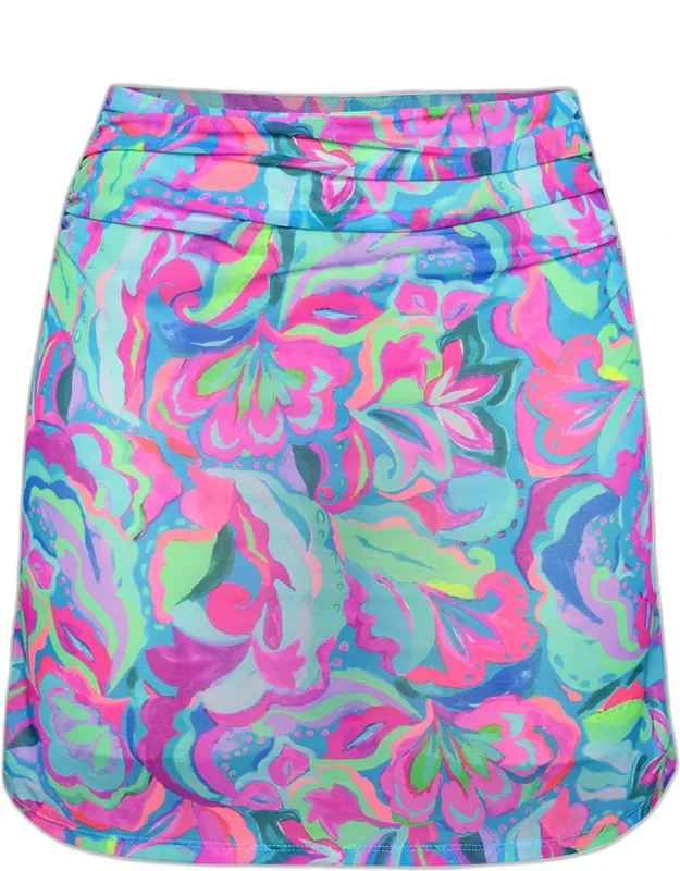 Swirltopia Mesh Mini Skirt Coverup