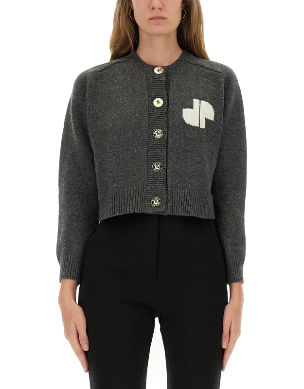 Cardigan With Logo