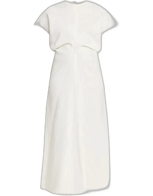 Slouch Waist Short Sleeve Dress