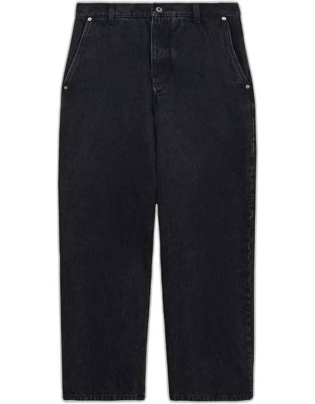 Leather-patch Jeans