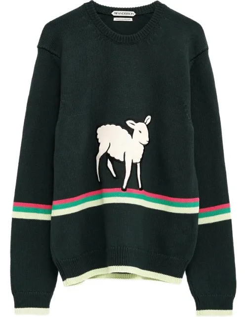 Sheep-patch Sweater