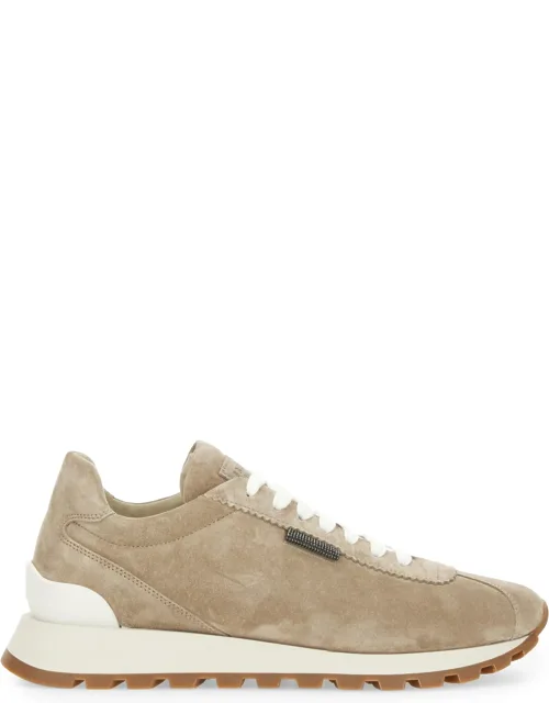 Sneakers "running" In Suede