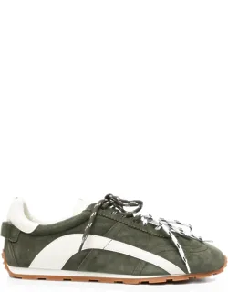 Dc-642 Sneakers Panelled Design Round Toe Rubber Sole