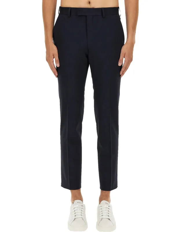 Boss Pants Made In Italia, Model Is 185 Cm Tall