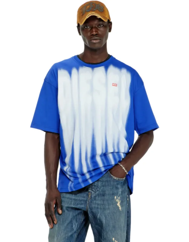 Cotton T-shirt With Bold Logo Print