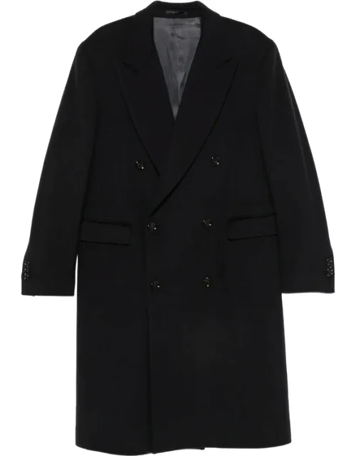 Double-breasted Peak-lapel Coat