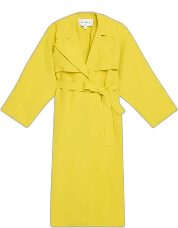 Belted Midi Trench Coat