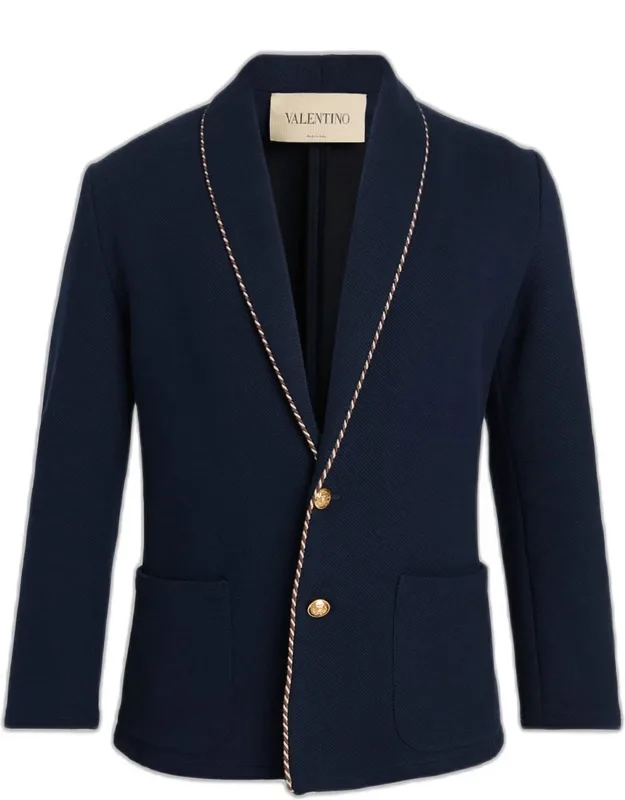 Cotton Jersey Knit Jacket