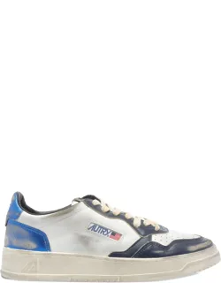 Leather Logo Sneakers