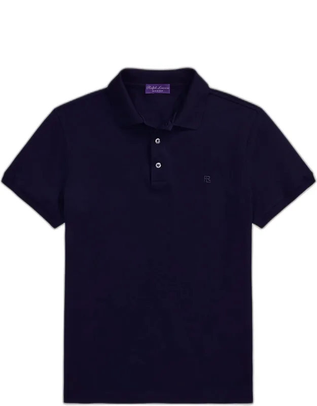 Embroidered Cotton Piqué Polo Shirt