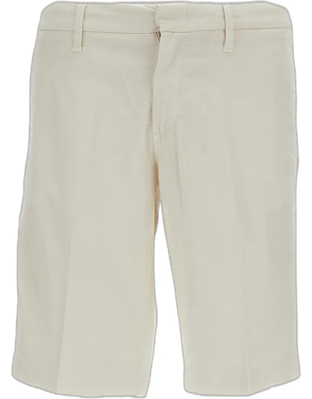 Stretch Gabardine Bermuda Shorts