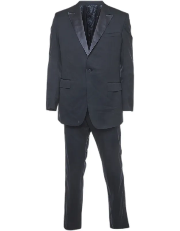 Wool And Satin Trim Tuxedo Suit