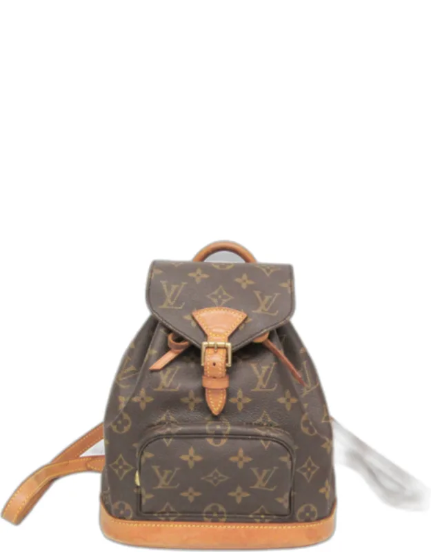 Montsouris Pm Monogram Canvas Backpack