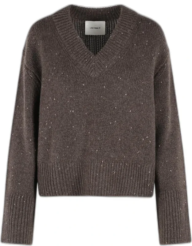 Anella Sparkly Cashmere Sweater