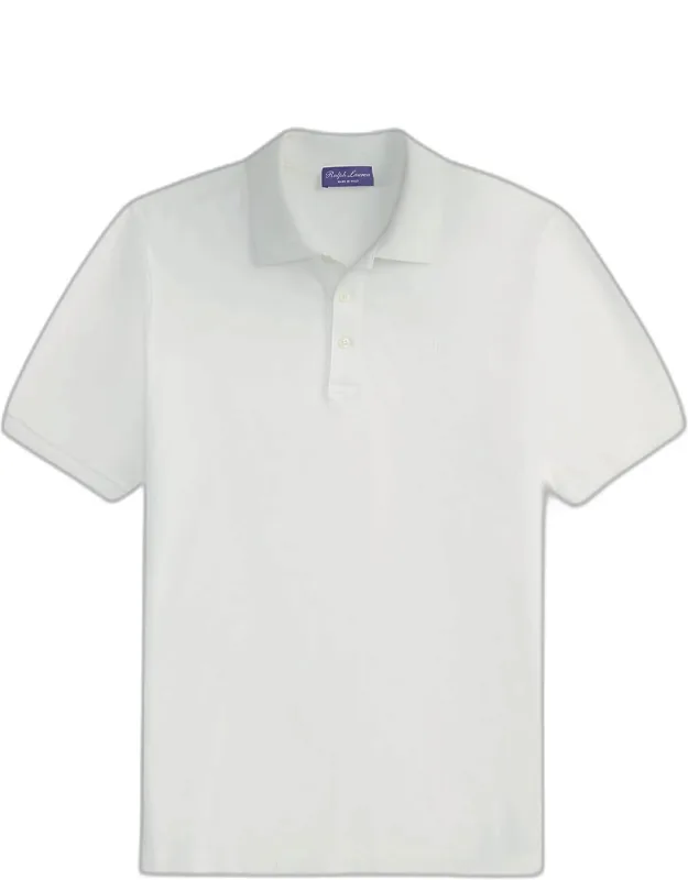 Embroidered Cotton Piqué Polo Shirt