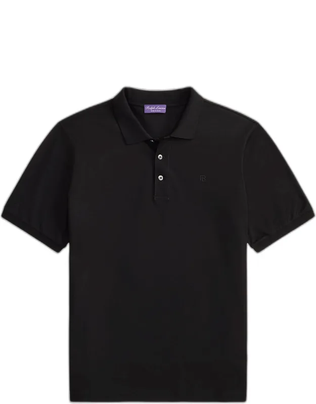 Embroidered Cotton Piqué Polo Shirt