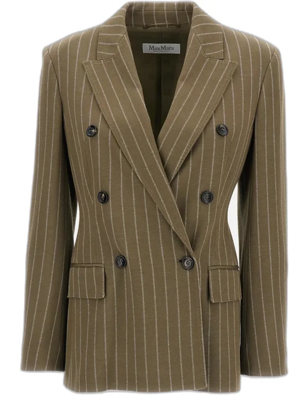 Pinstripe Blazer