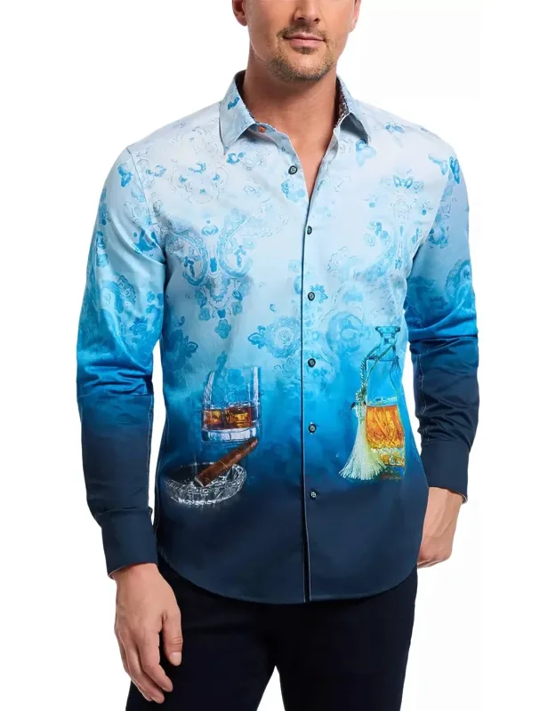Garrick Club Long Sleeve Woven Shirt