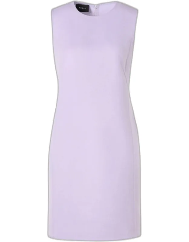 Cashmere-silk Sleeveless Sheath Dress