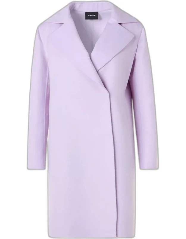 Cashmere-silk Knee-length Coat