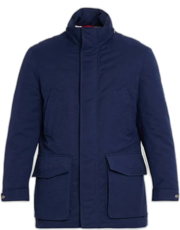 Water-resistant Flap-pocket Field Jacket