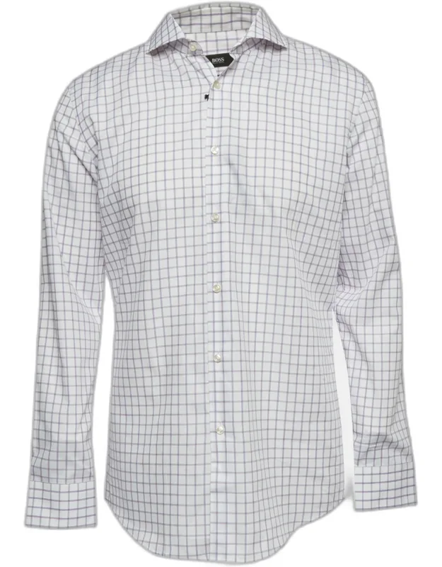 Checked Cotton Slim Fit Shirt