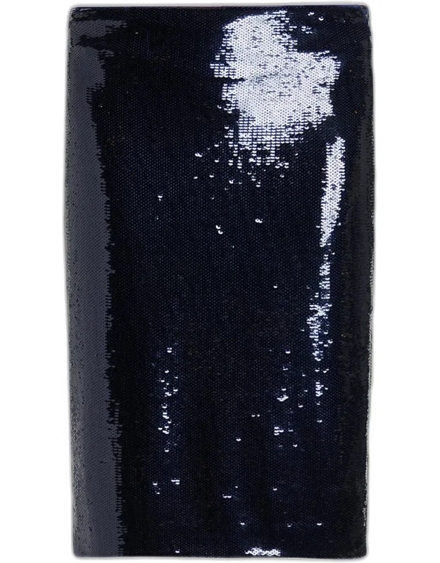 Two-tone Sequined Pencil Skirt