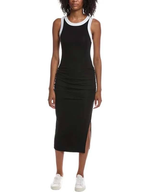 Wren Ringer Ruched Midi Dress