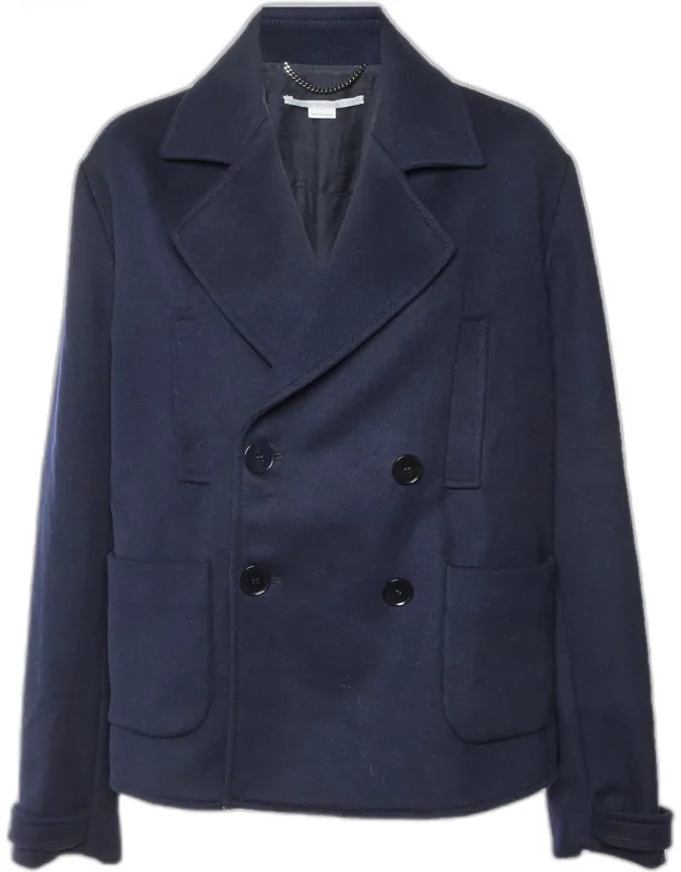 Wool Double Breasted Coat